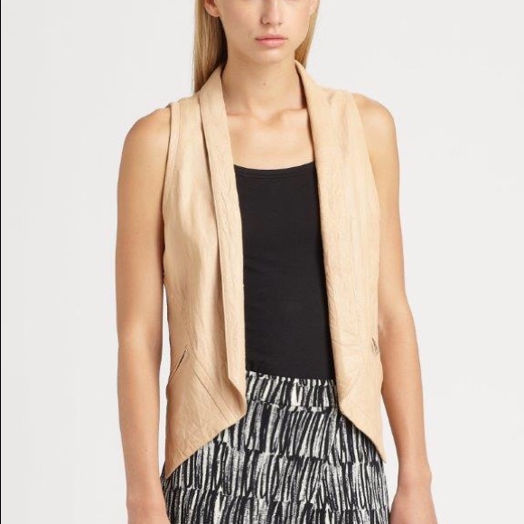 NWT Cut25 by Yigal Azrouel Leather Vest/Jacket - Picture 4 of 4