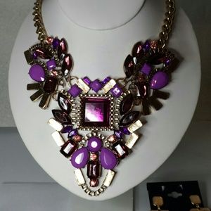 Necklace and earrings