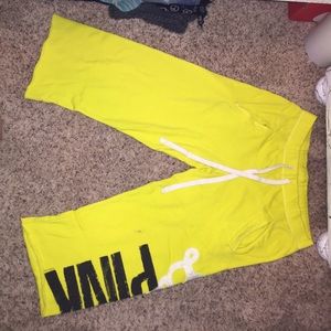 Vs PINK boyfriend crop sweats