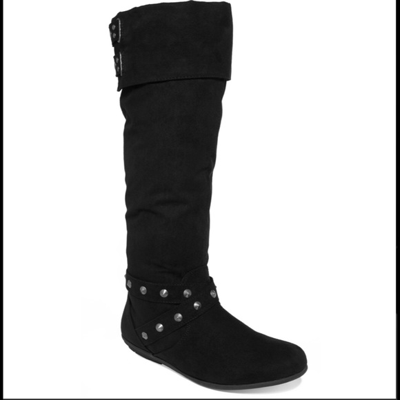 Black batari tall shaft boots