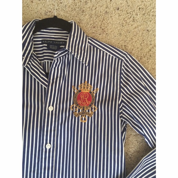 Raulph Lauren. Stripped button-up. - Picture 3 of 4