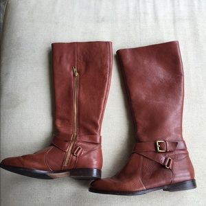 Cynthia Vincent brown riding boot