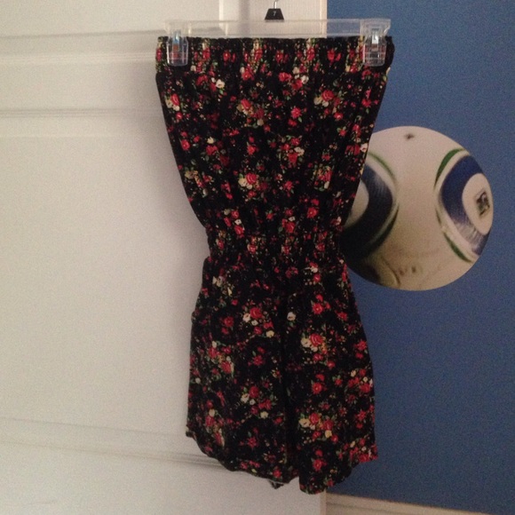 black sleeveless romper