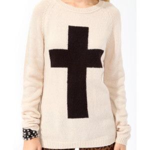 • f21 beige sweater •