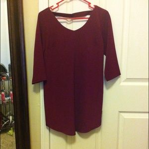 Maroon Gianni Bini Shift Dress