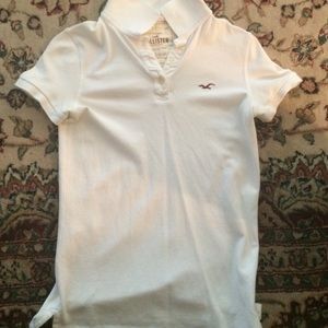 White Hollister Polo