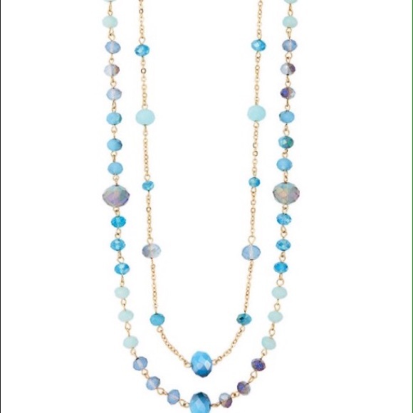 The Limited Blue Statement Necklace