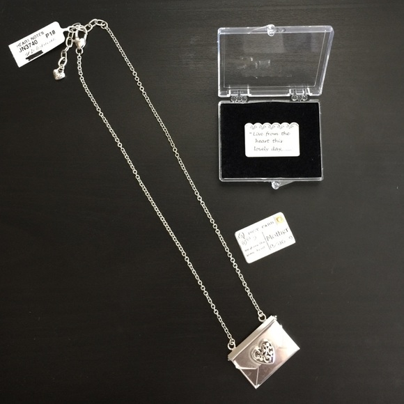 Brighton Heart Notes Necklace