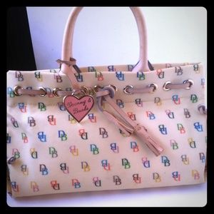 Used rainbow authentic dooney and bourke bag