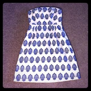 J. Crew strapless dress sz 0