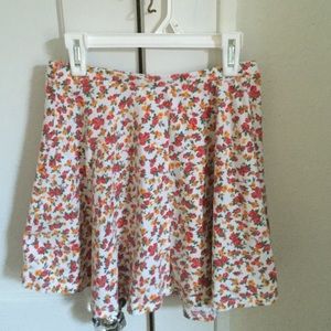 floral circle skirt