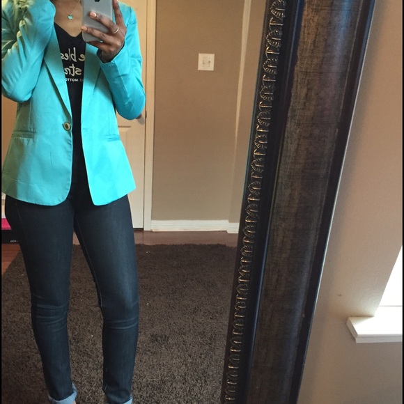 Teal Blazer