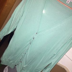 Cute Mint Green Old Navy Cardigan
