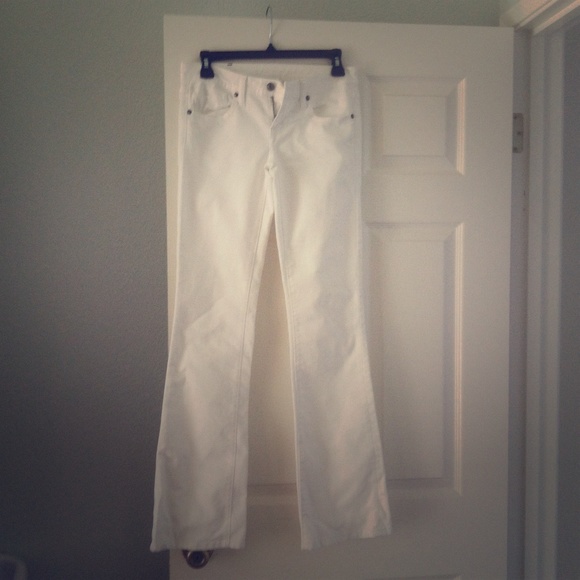 Designer White Denim Jeans
