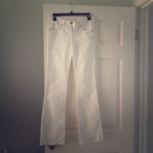 Designer White Denim Jeans