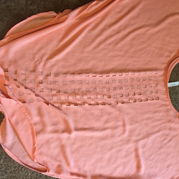 peach bohemian blouse - Picture 2 of 2