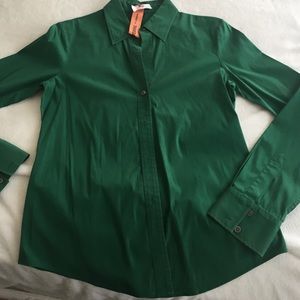 Dark green dress shirt