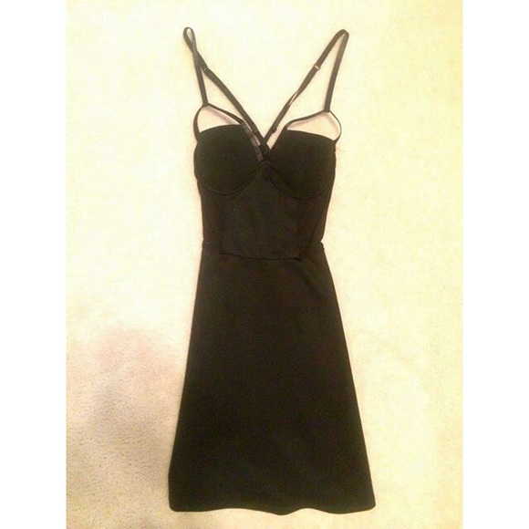 Tobi Black Cut Out Dress - Picture 1 of 3