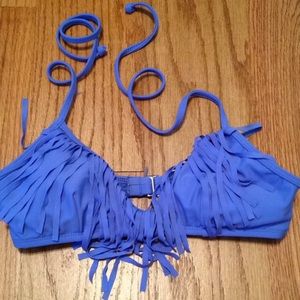 SMALL Halter Fringe Swim Top Arizona Brand