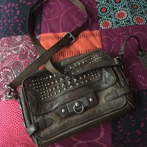 Frye studded purse
