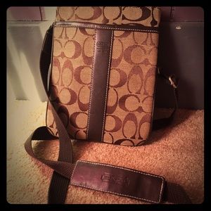 Coach signature cross body