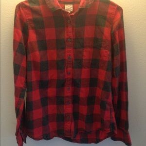 Jcrew buffalo plaid flannel shirt