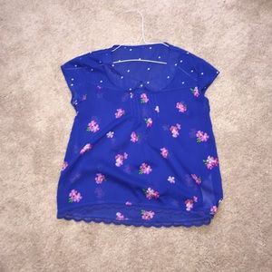 nice blue Abercrombie shirt that I grew out of