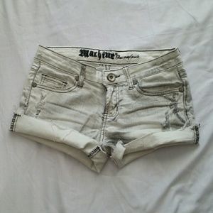 Machine Light Wash Shorts