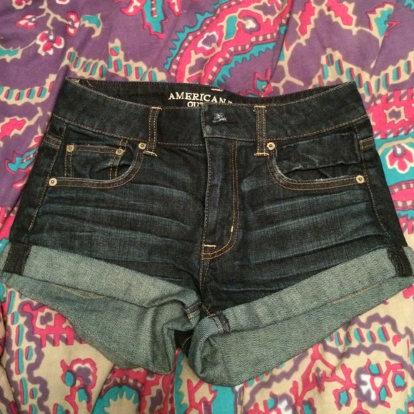 ae high waisted shorts