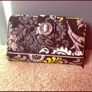 Vera Bradley turn-lock wallet in "Baroque"