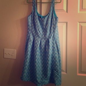 Turquoise polka dot Nine West Dress