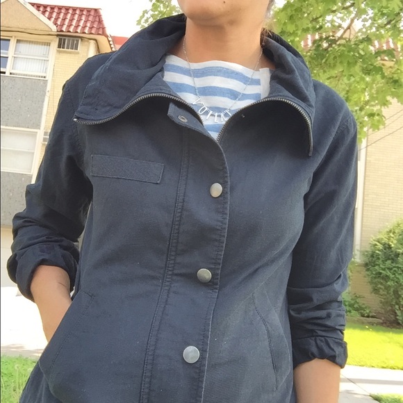 Navy utility  jacket - Picture 2 of 4