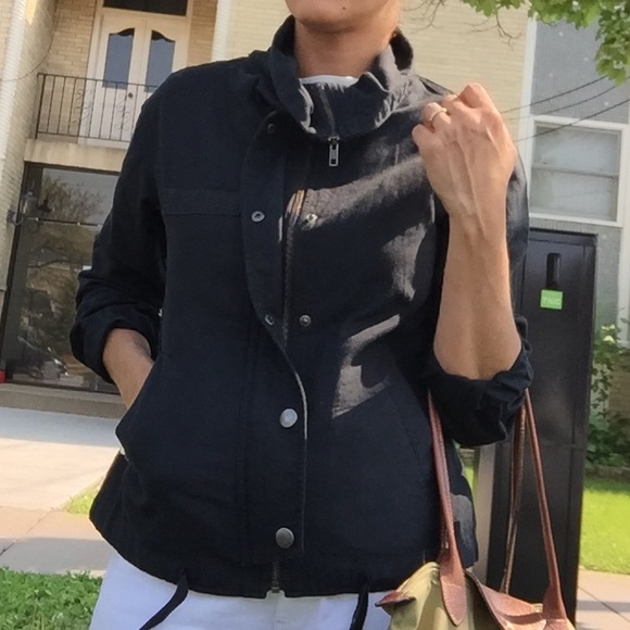 Navy utility  jacket - Picture 3 of 4