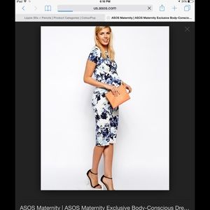 Used once perfect condition asos maternity dress