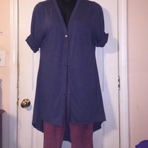 asymmetrical coatigan