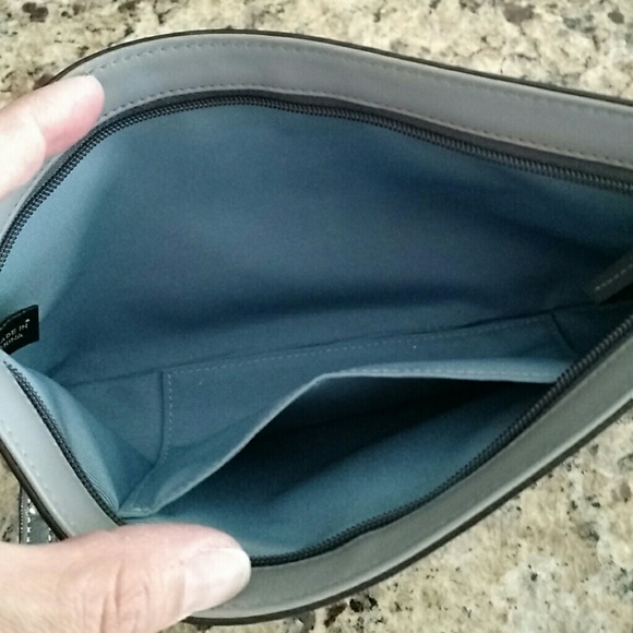 Real Gray Coach wristlet purse - Picture 2 of 4