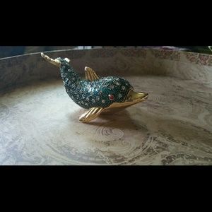 Dolphin trinket box