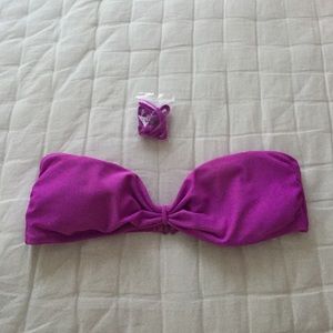 Convertible purple mermaid styled bikini top.