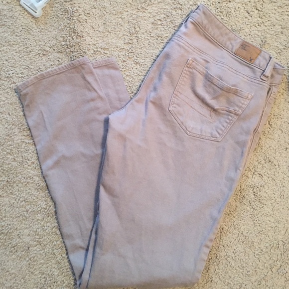 American eagle tan jeans