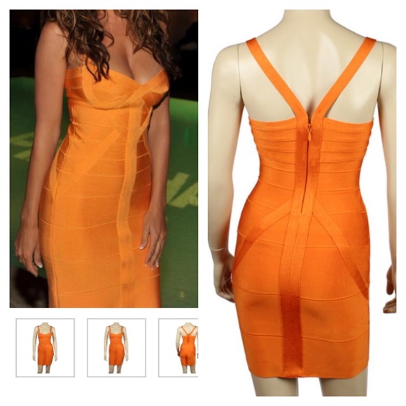 Herve Leger sleeveless dress
