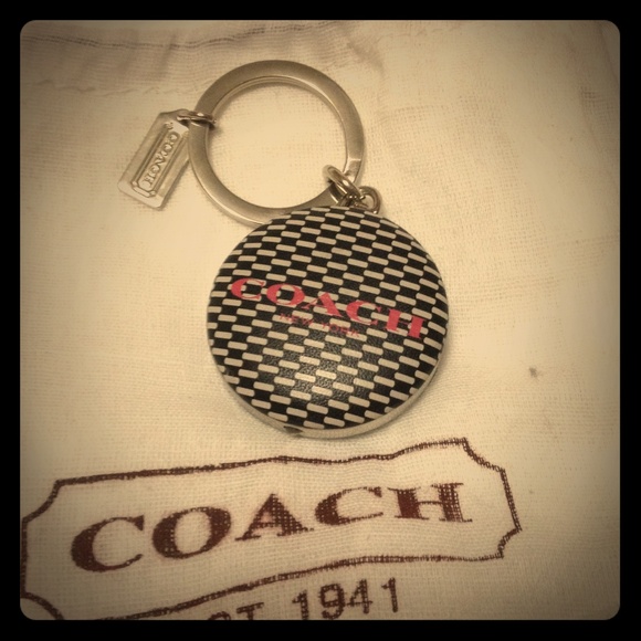 Coach key ring flash light