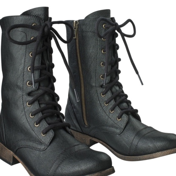 Black Combat Boots