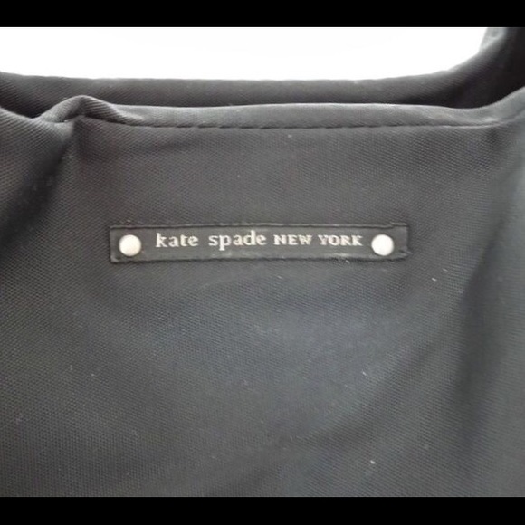 KATE SPADE BLACK NYLON PURSE - Picture 3 of 4