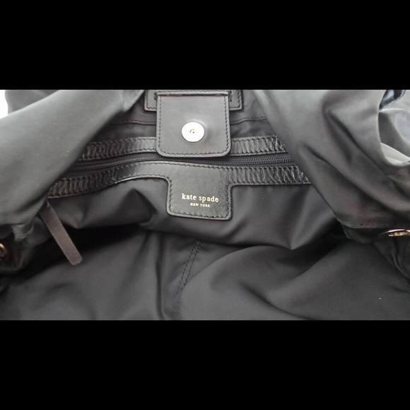 KATE SPADE BLACK NYLON PURSE - Picture 4 of 4