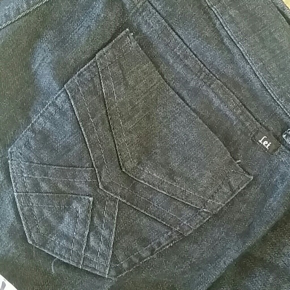 Navy Blue Denim Jeans - Picture 3 of 4