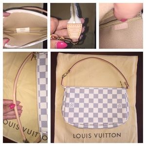 💰SOLD💰 Louis Vuitton Pouchette Damier Azur