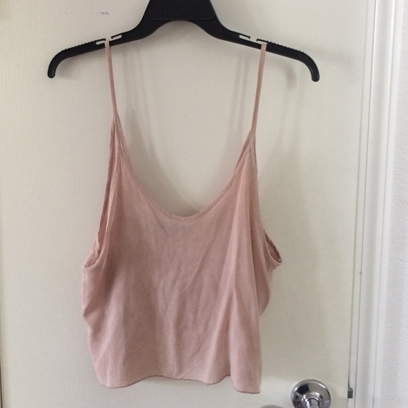 Brandy Melville Tops - Light pink crop top