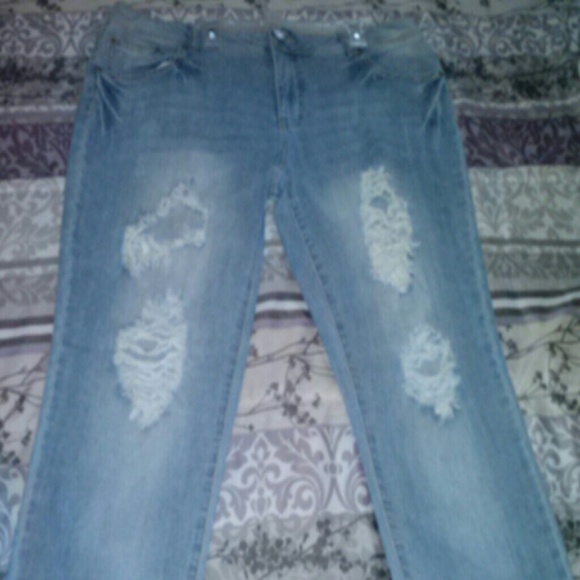 SOLD Distressed Jeans