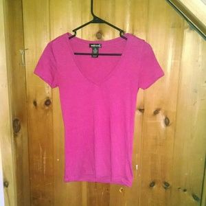 Wet Seal vee neck tee