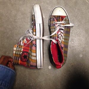 Plaid Chuck Taylor's